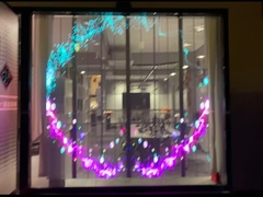 led grid display for window glass use,outdoor advertising