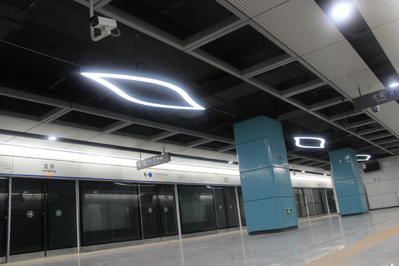 SMD5630 Led Ring Pendant Ceiling Light 27994lm IP20 Custom Made