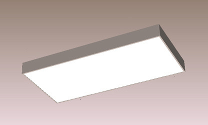 Square Rectangle DALI Dimmable LED Panel Light 40W 50W 60W 80-90LM/W