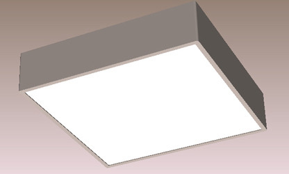 Square Rectangle DALI Dimmable LED Panel Light 40W 50W 60W 80-90LM/W
