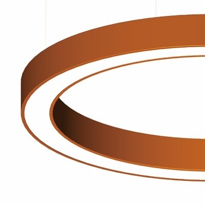 Combination Ring Pendant Lamp LED Linear Light For Metro Station Shopping Mall