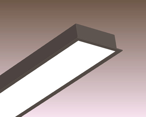 Customized Recessed Linear Light 144 Leds/M Linear Led Pendant For Office