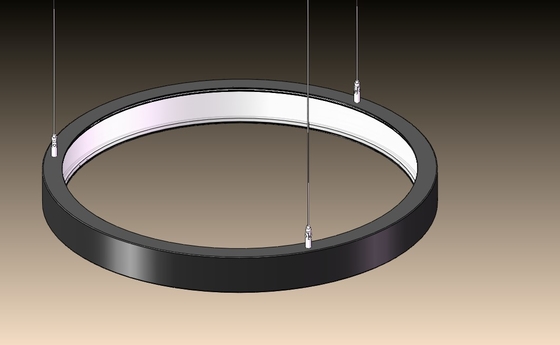 CR1200X75mm 3 Ring Led Pendant Light 5800lm Circle Pendant Lamp