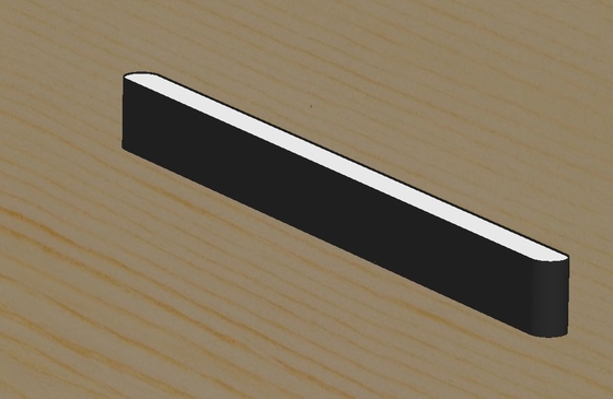 Aluminium Black Linear Pendant Light 5800lm IP20 Linear Pendant Lighting