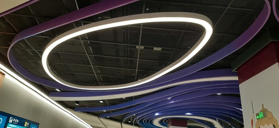 Irregular Figure Type Led Ring Ceiling Lights 260W Circle Led Hanging Light