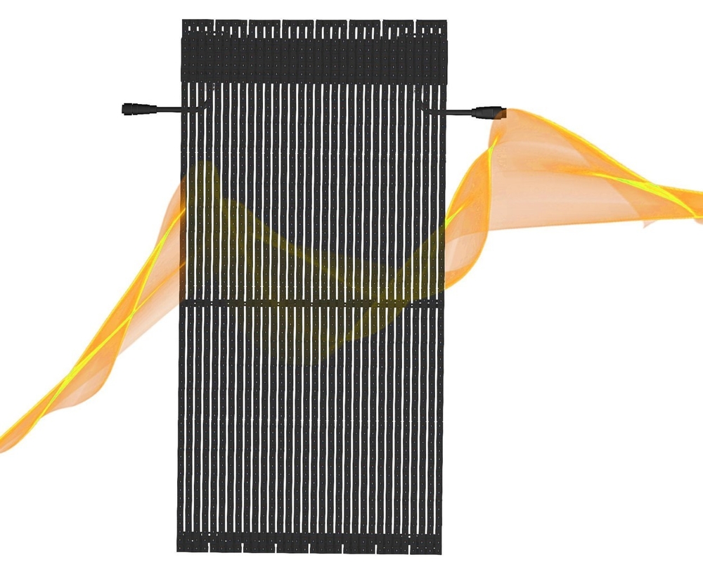 High Definition IP67 Led Grid Display 1R1G1B Led Grid Panel For Landmark Buildings