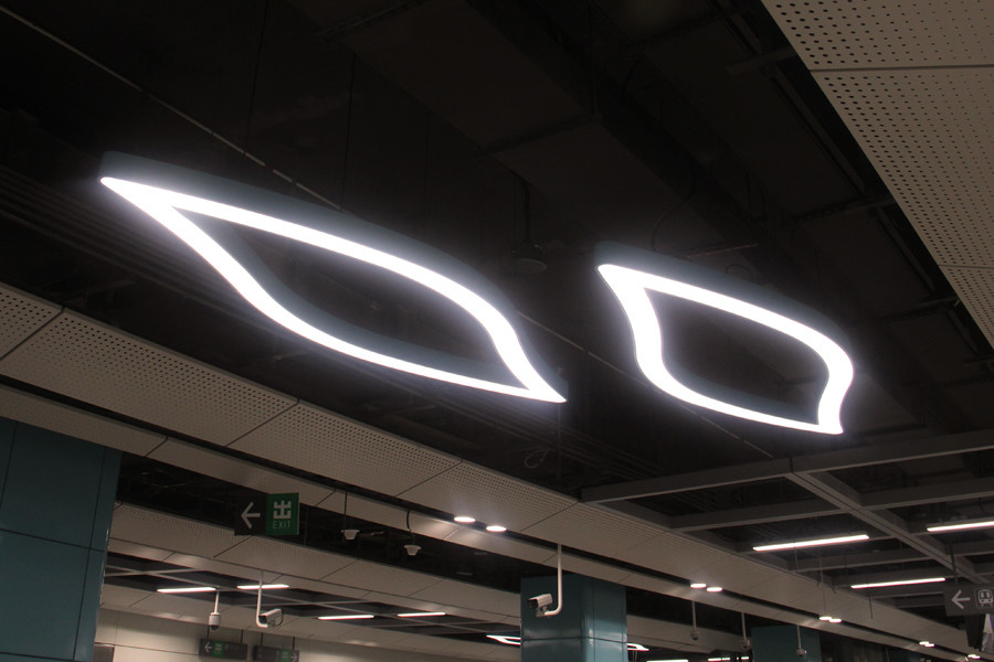 SMD5630 Led Ring Pendant Ceiling Light 27994lm IP20 Custom Made