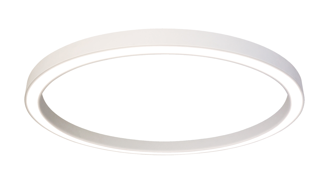2700K-3500K Hanging Circle Led Light 27994lm Linear Suspension Lighting
