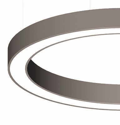 Combination Ring Pendant Lamp LED Linear Light For Metro Station Shopping Mall