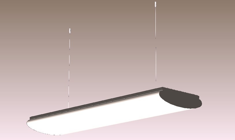 IP20 1200 X 400 Led Panel 6500lm Led Rectangular Panel Light