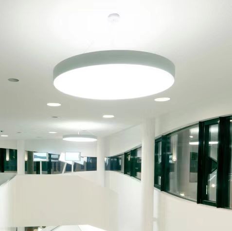 Aluminium Pendant Round Led Panel Light IP20 Round Flat Panel Led Lights 3