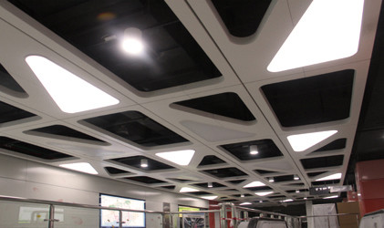 15W-60W Triangle LED Panel Light Warm White Dimming Led Panels 0